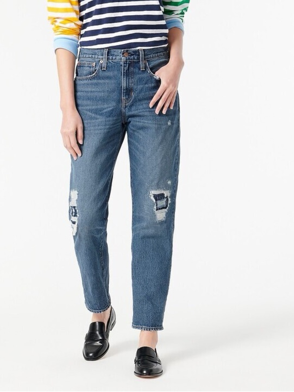 Jcrew Women’s SlouchyBoyfriend Jean Distressed